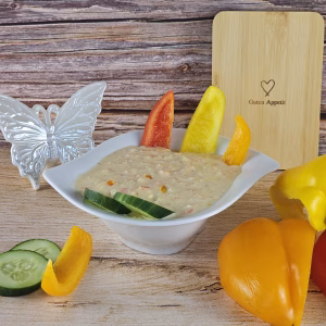 Paprika-Käse-dip oder als Aufstrich