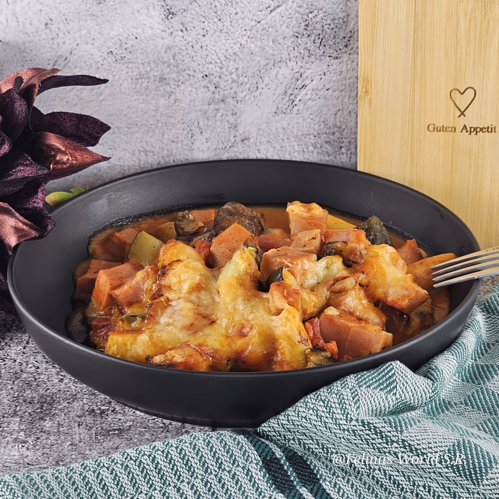 Schupfnudel-Leberkäs-Auflauf schnell und einfach