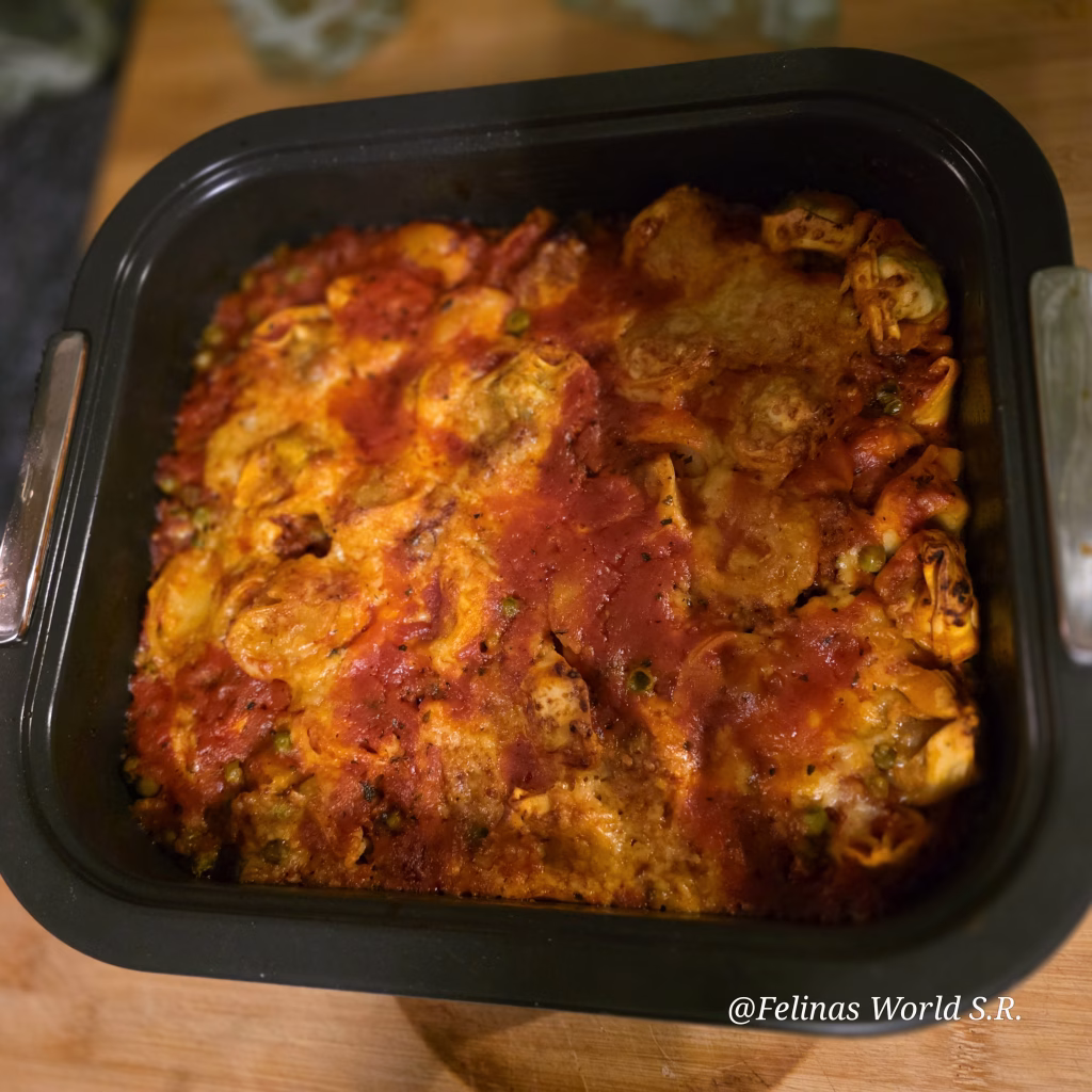 Tortellini-Auflauf mit Cabanossi bzw. Chorizo